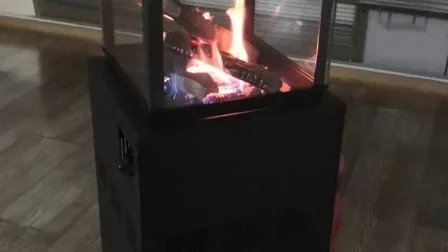 Verre à feu trempé pour foyer au gaz