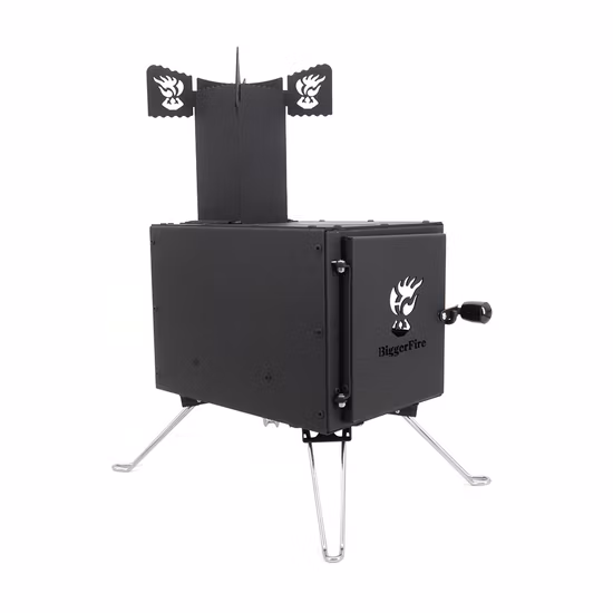 Réchaud à fusée en bois de camping