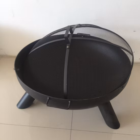 Grands foyers à bois Chimineas foyer Camping acier grand extérieur Style pagode foyers bol foyers modernes