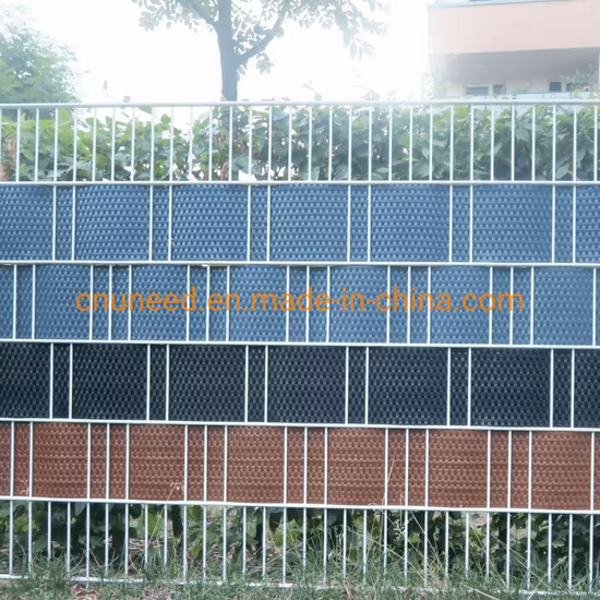 L'intimité anti UV de polyrotin bande la clôture de bande de PVC la clôture d'écran de bande de rotin de PVC
